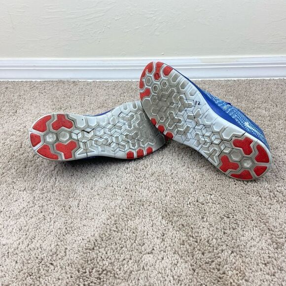 Nike Free TR Flyknit Running Shoes - Racer Blue - Picture 6 of 6